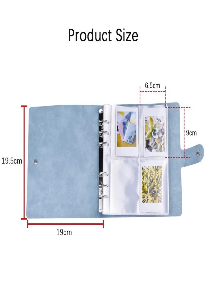 ZENKO 200 Pockets Lock Photo Album Compatible with Fujifilm Instax Mini 12 11 90 70 50S 26 25 9 8S 8 7S Instant Camera/, Polaroid Snap SnapTouch PIC-300 Z2300 Mint Zip Instant Camera Printer-Blue - Image 4